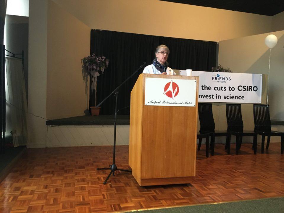 Fomer Chief Scientist of Australia at the CSIRO public forum.